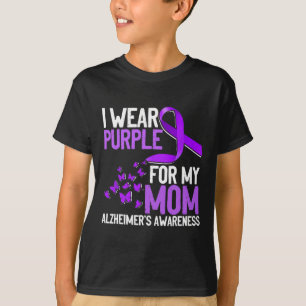 Purple For My Mom Alzheimerheimer´s Awareness T-Shirt