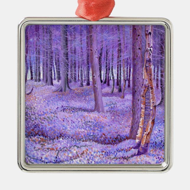 Purple Forest 2 2012 Metal Ornament (Front)