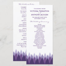 Purple Forest Range Woodland Wedding