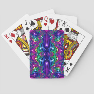 Purple Fractal Design ~ Playing Cards