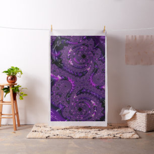 Purple Fractal Fabric