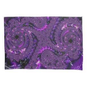 Purple Fractal Pillowcase