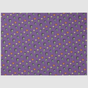 💜 Purple Frankenstein Tissue Paper 💀🎃