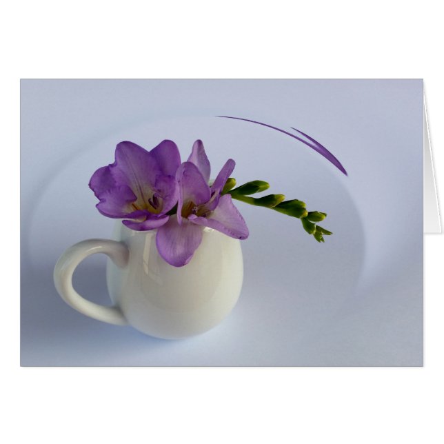 purple freesia flower (Front Horizontal)