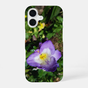 Purple Freesia Flowers iPhone 16 Case
