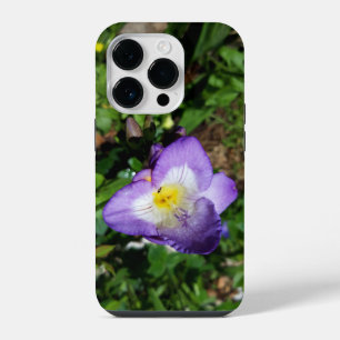 Purple Freesia Flowers iPhone 14 Pro Case