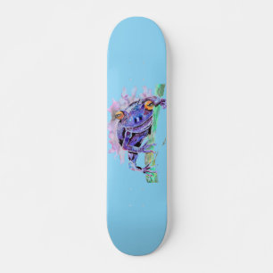 Purple Frog Skateboard
