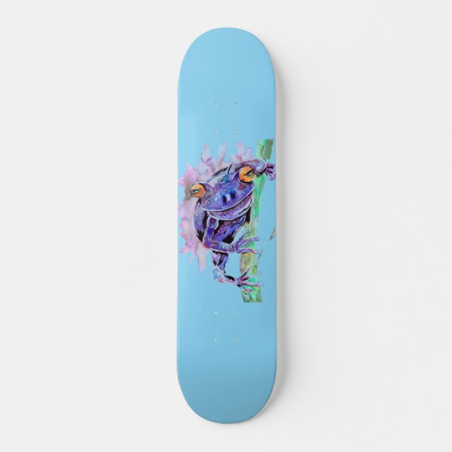 Purple Frog Skateboard (Front)