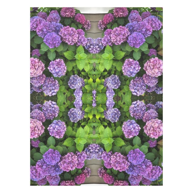 Purple & Fuchsia Hydrangea Kaleidoscope Nappe (Devant)