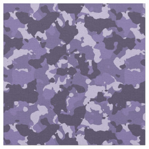 Purple Fun Camouflage Camo Military Fabric