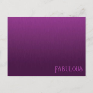 Purple Fur Blend Postcard