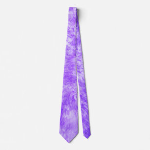 Purple Fur Frenzy Neck Tie