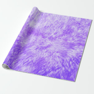 Purple Fur Frenzy Wrapping Paper