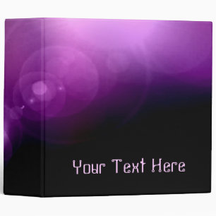 Purple Galaxy 2 Binder