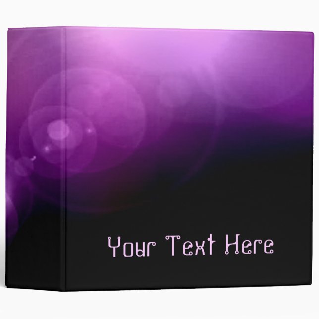 Purple Galaxy 2 Binder (Front/Spine)