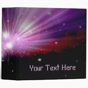 Purple Galaxy Binder