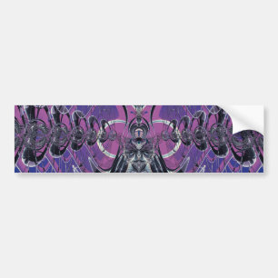 Purple Galaxy Bumper Sticker