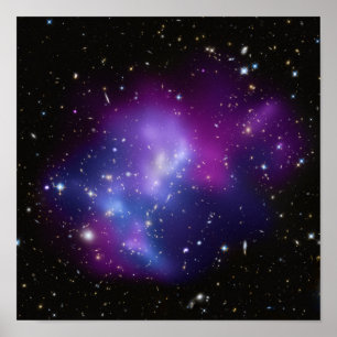 Purple Galaxy Cluster 12 x 12 Poster