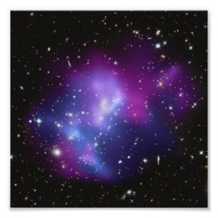Purple Galaxy Cluster Photo Print