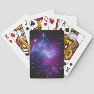 Purple Galaxy Cluster Playing Cards