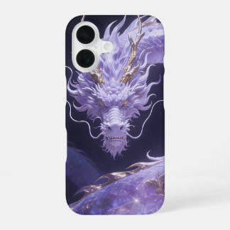 Purple Galaxy Dragon | Mystical Cosmic Dragon Fant iPhone 16 Case