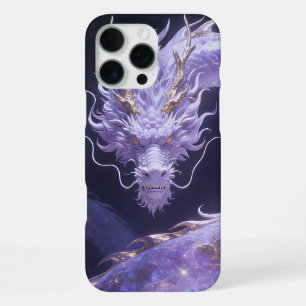 Purple Galaxy Dragon   Mystical Cosmic Dragon Fant iPhone 16 Pro Max Case