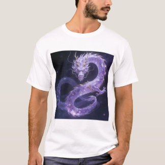 Purple Galaxy Dragon | Mystical Cosmic Dragon Fant T-Shirt