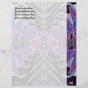 Purple Galaxy Letterhead