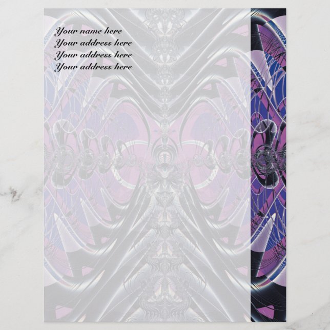Purple Galaxy Letterhead (Front)