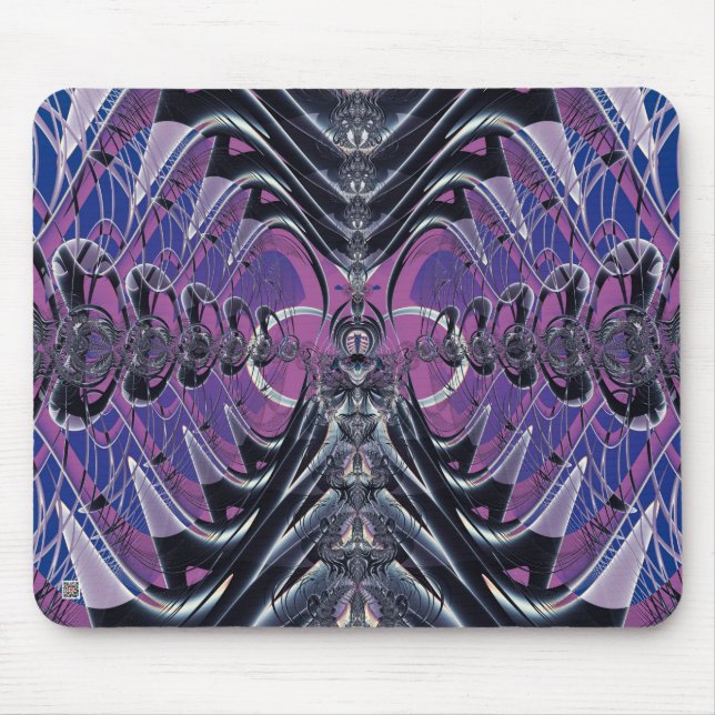 Purple Galaxy Mouse Pad (Front)