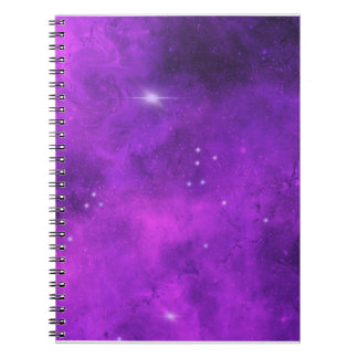 Purple Galaxy Notebook