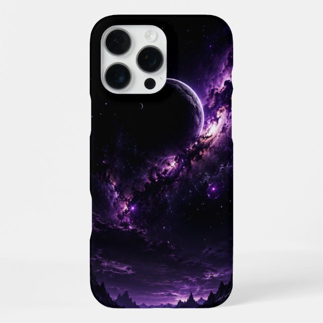 Purple Galaxy Phone Case (Back)
