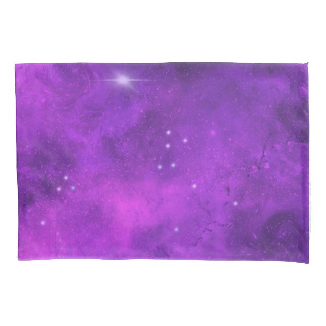 Purple Galaxy Pillowcase (Front)