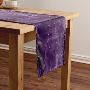Purple Galaxy Series Design 8 Long Table Runner