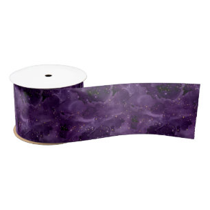 Purple Galaxy Series Design 8 Satin Ribbon