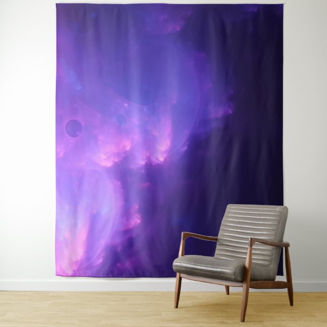 purple galaxy tapestry (In Situ)