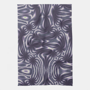 Purple Garden Kitchen Towel