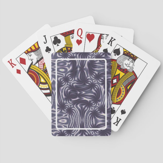 Purple Garden Playing Cards (Back)