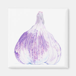 Purple Garlic Magnet