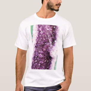 Purple Gems Background of Amethyst Quartz Crystal T-Shirt