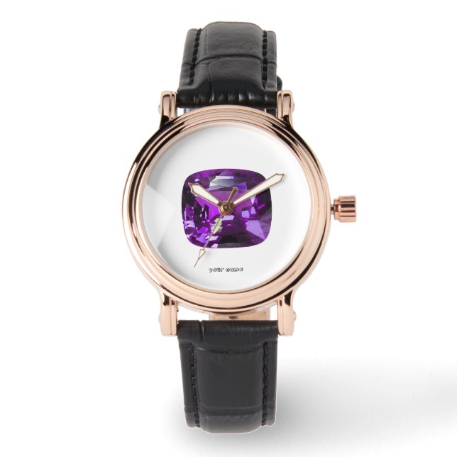 Purple Gemstone Watch (Front)