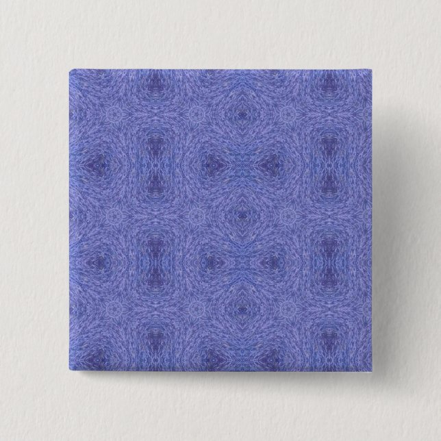 Purple geometric art stylish 2 inch square button (Front)