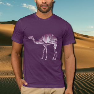 purple geometric camels at night T-Shirt