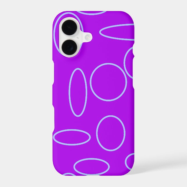 Purple Geometric Circles (Back)