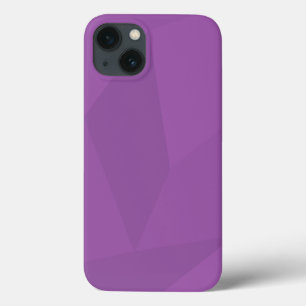 Purple, geometric, cool, trendy, modern simple art iPhone 13 case