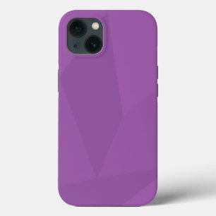 Purple, geometric, cool, trendy, modern simple art iPhone 13 case