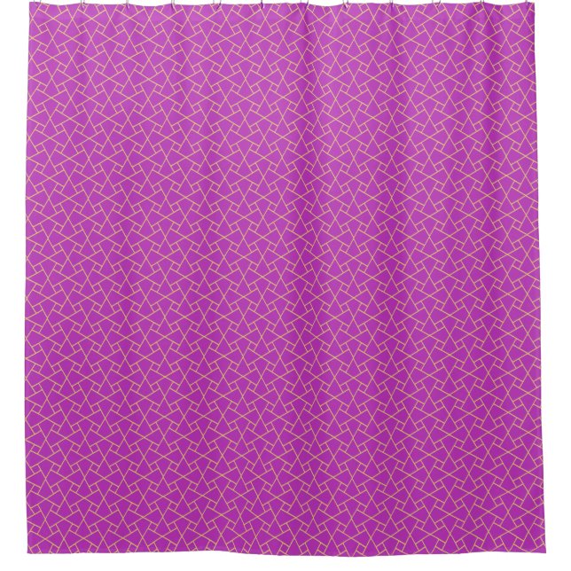 Purple Geometric Islamic Gold-effect Outlines (Front)