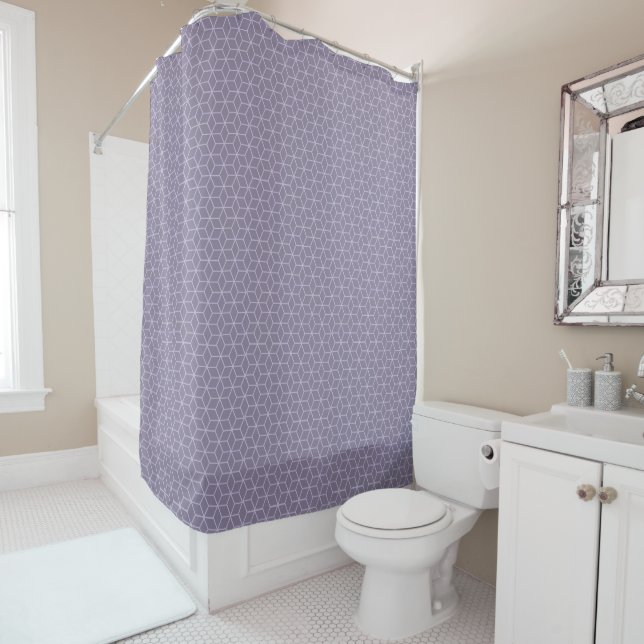 Purple Geometric Pattern (In Situ)