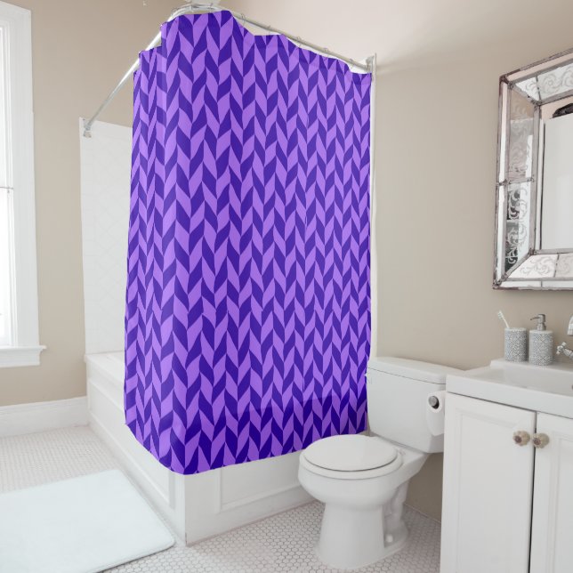 purple Geometric Pattern (In Situ)