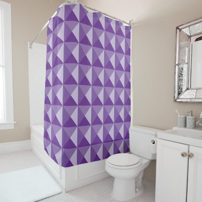 Purple Geometric Pattern (In Situ)